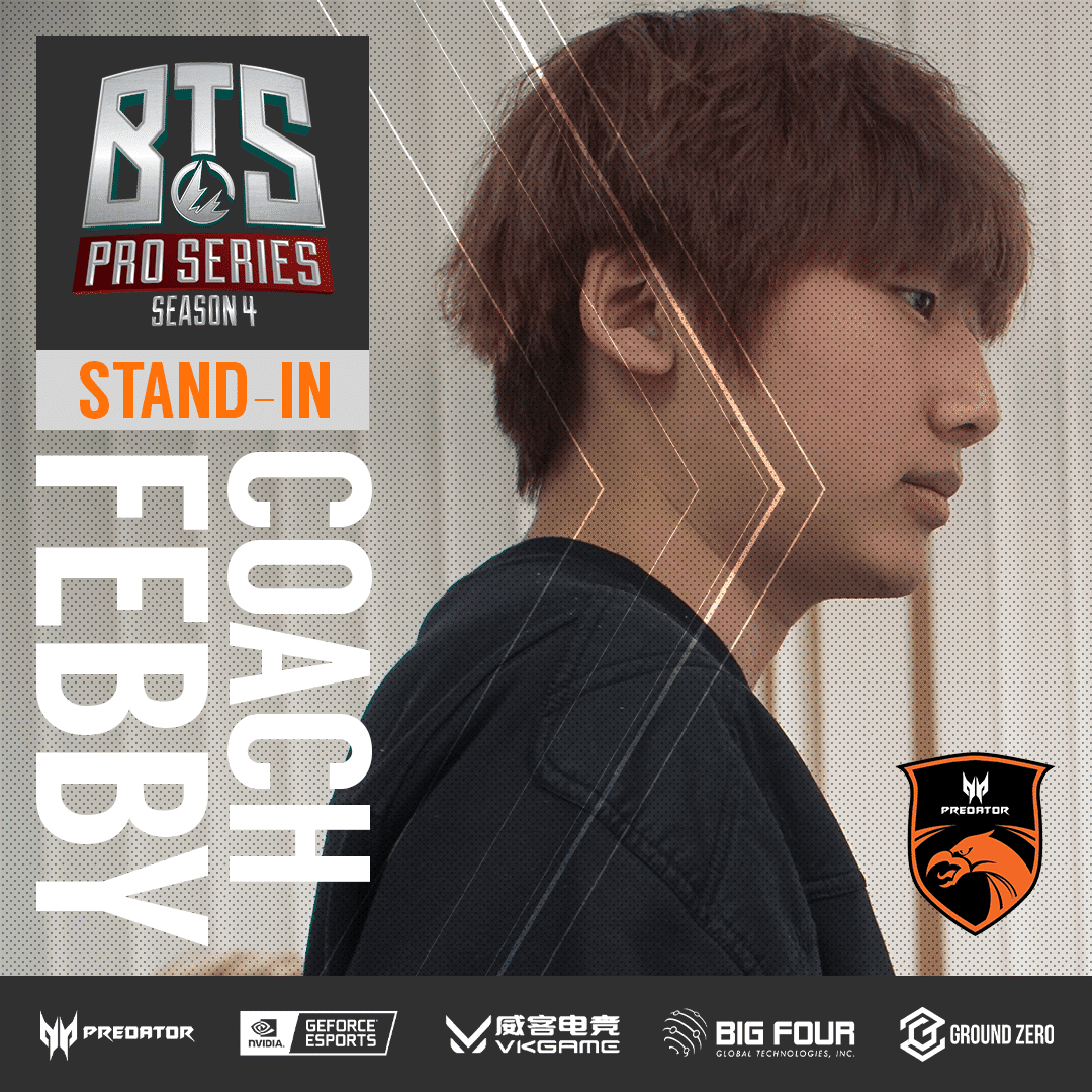 Febby สแตนด์อิน ให้ TNC ในรายการ BTS Pro Series SS4 SEA