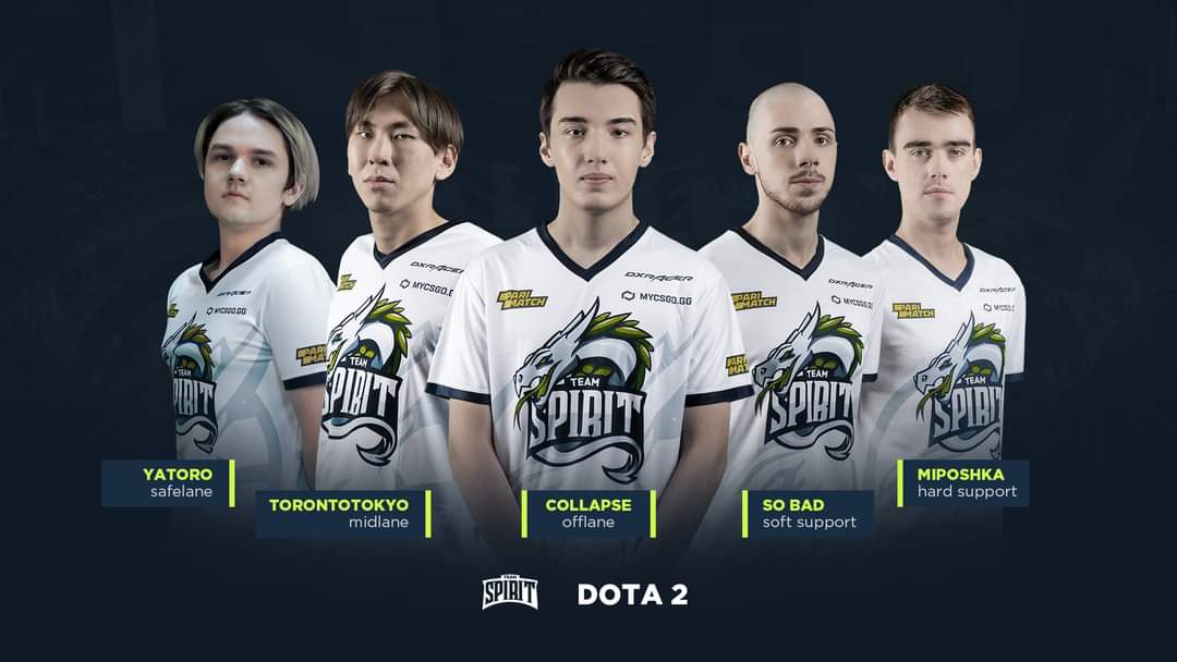 Team Spirit เซ็นทีม Dota2 ชุดใหม่พร้อมลุย BTS Pro Series SS4 : EU/CIS
